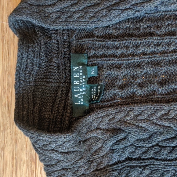 Ralph Lauren Cable Knit Cardigan - Picture 2 of 4